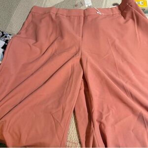 Lane Bryant Pink Capri Pants Soft Matte Fabric